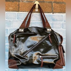 PAURIC SWEENEY Patent leather tote